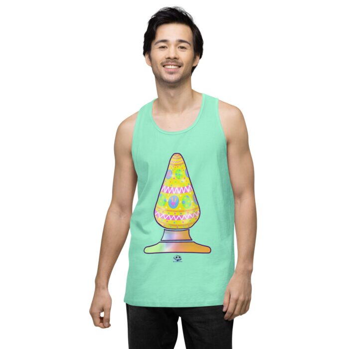 Men’s premium tank top - Easter Egg Butt Plug - Image 47