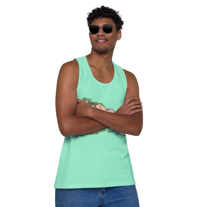 Men’s premium tank top - Egg Hunt - Image 38
