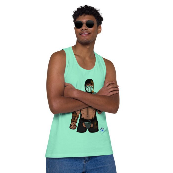 Men’s premium tank top - Finish Him - Image 46