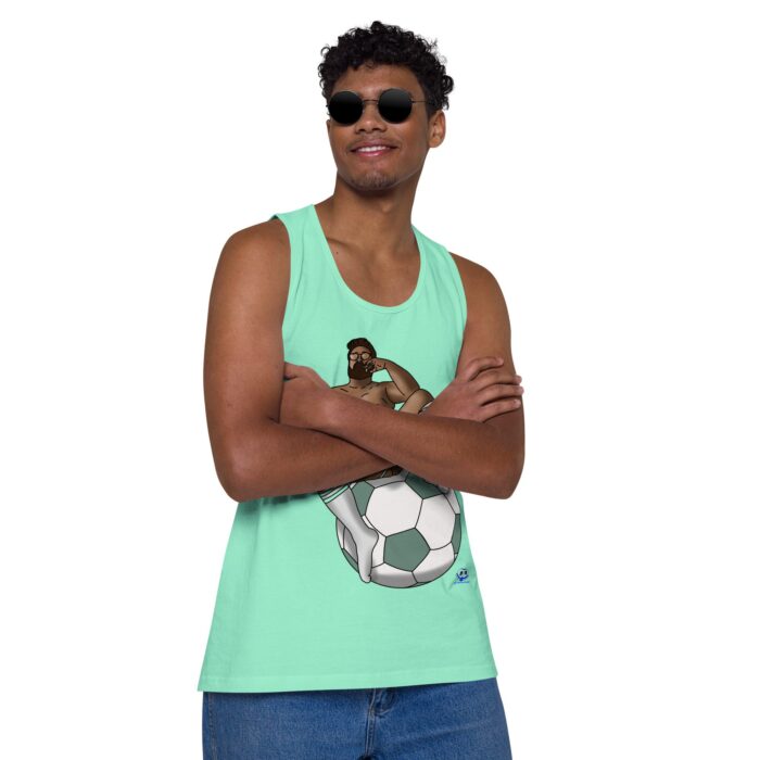 Men’s premium tank top - Futbal / Soccer - Image 46