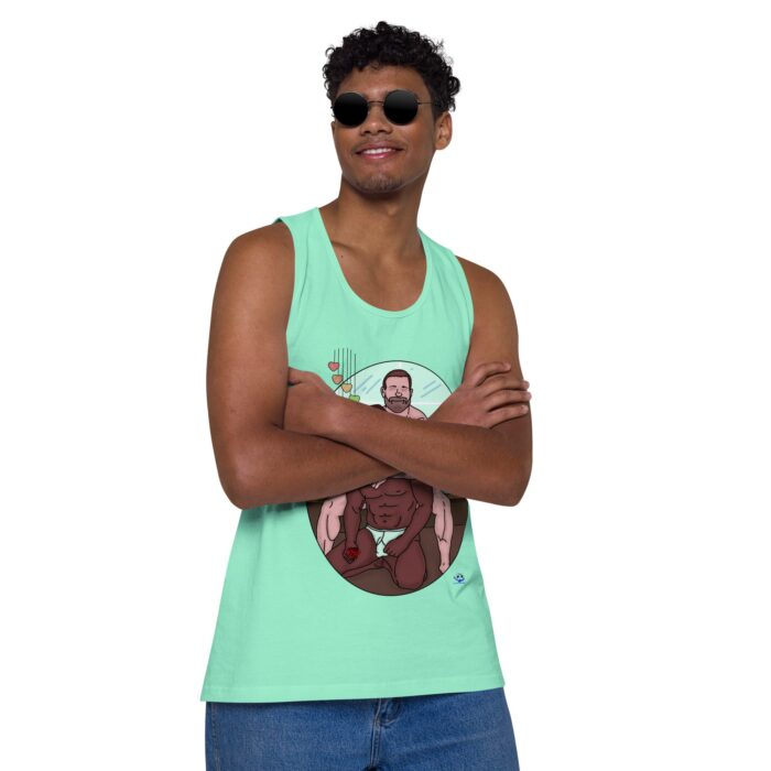 Men’s premium tank top - Guns & Roses - Image 38