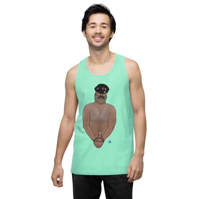 Men’s premium tank top - Hairy Daddy - Image 57
