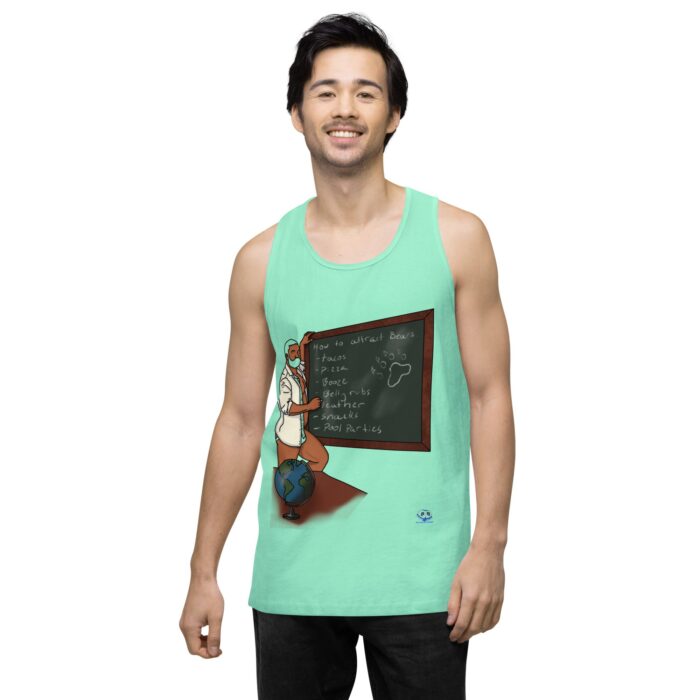Men’s premium tank top - How To Attract A Bear - Image 57