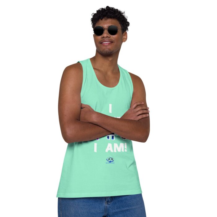 Men’s premium tank top - I Love Who I Am - Image 46