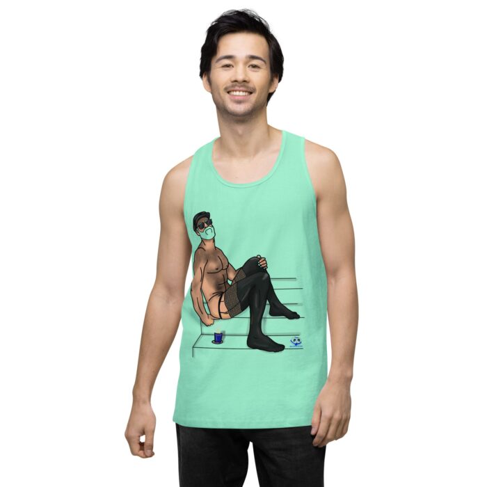 Men’s premium tank top - Leather and Lace - Image 57