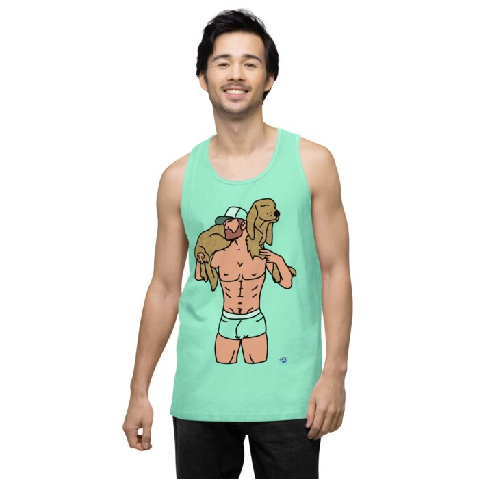 Men’s premium tank top - Man's Best Friend - Image 24