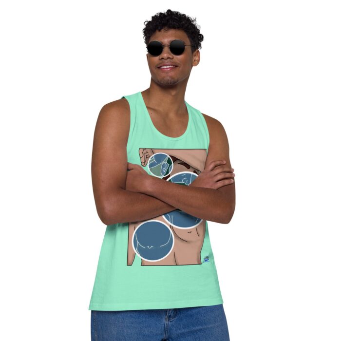 Men’s premium tank top - Negative Feelings - Image 38