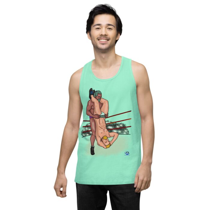 Men’s premium tank top - Pile Driver - Image 24