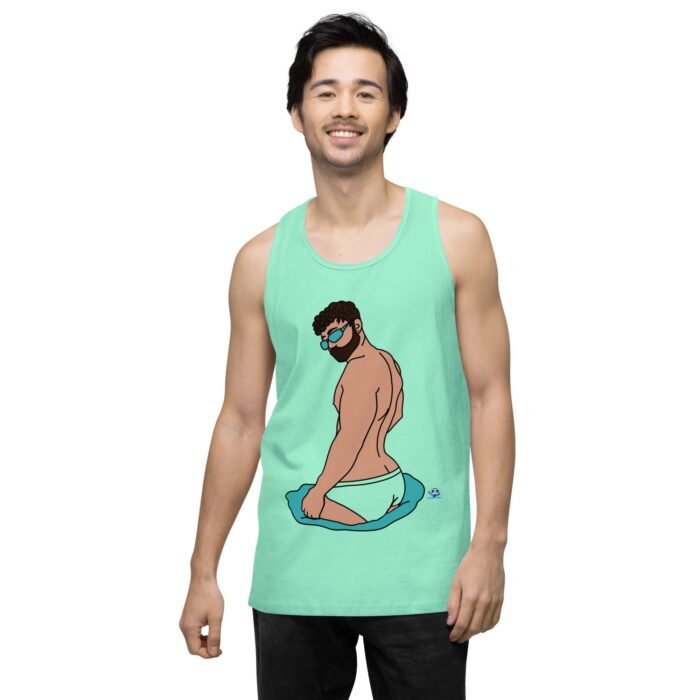 Men’s premium tank top - Pool Boy - Image 57