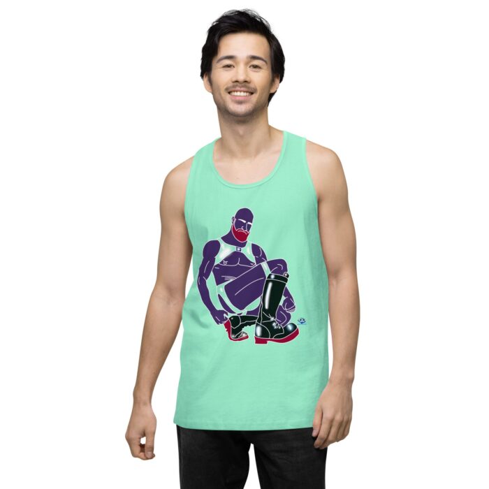 Men’s premium tank top - Rubber Daddy - Image 57