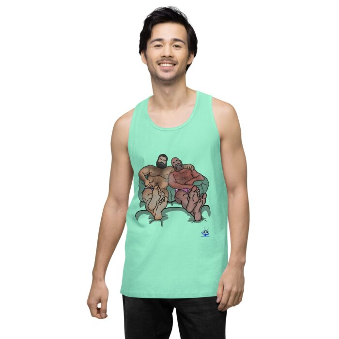 Men’s premium tank top - Staying In - Image 57