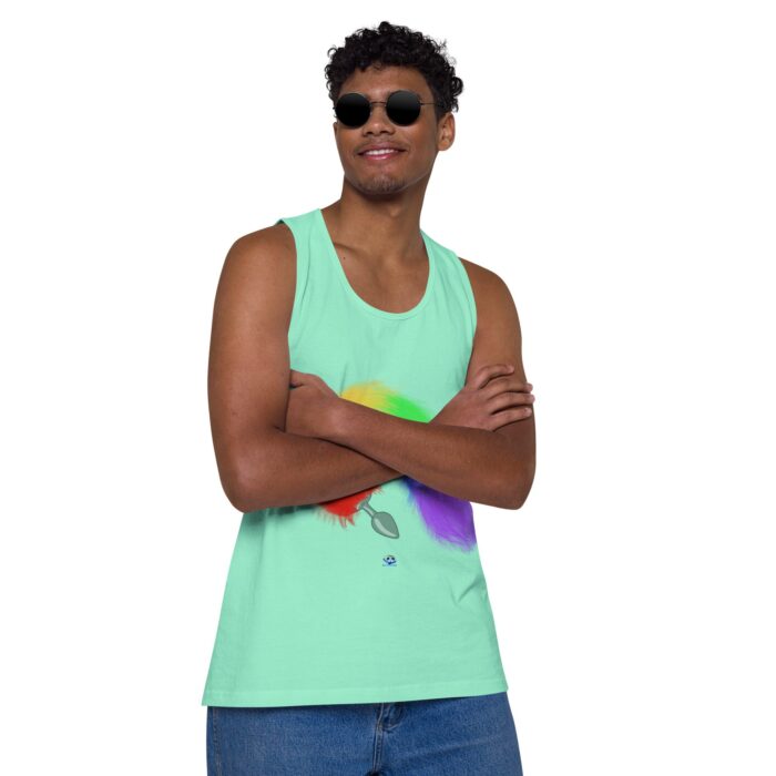 Men’s premium tank top - Tails - Image 46