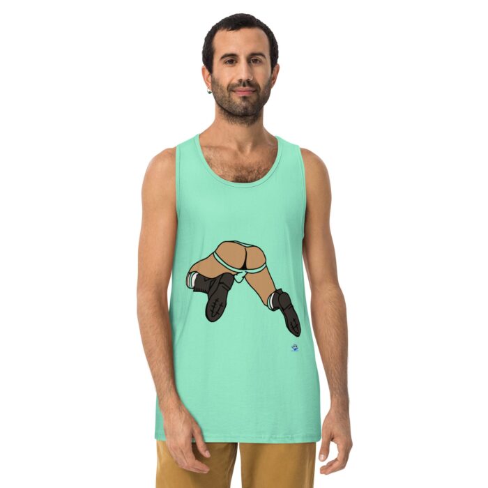 Men’s premium tank top - Ass in Boots - Image 23