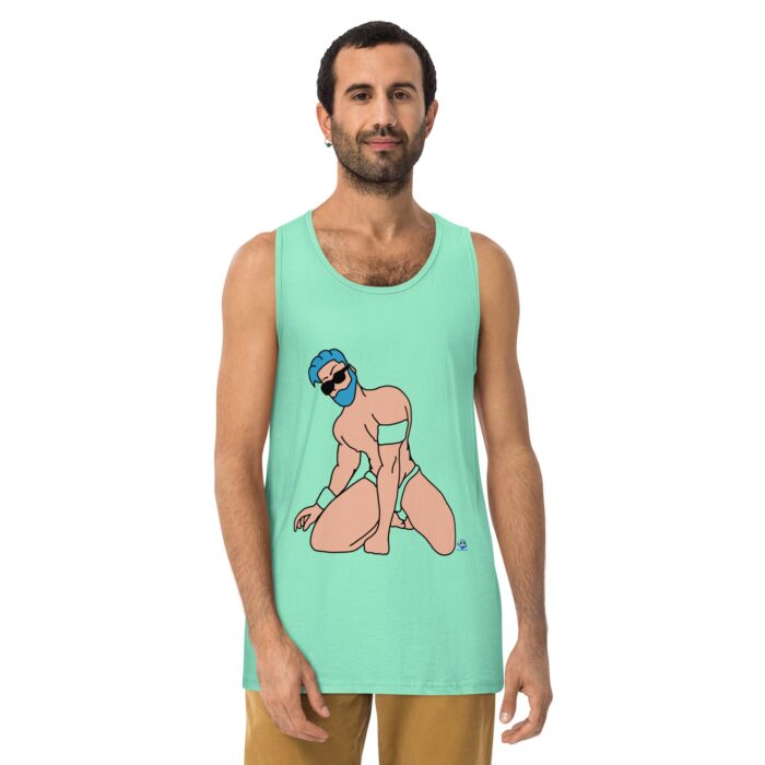 Men’s premium tank top - Bikini, Arm Bands, and Wrist Cuffs - Image 23