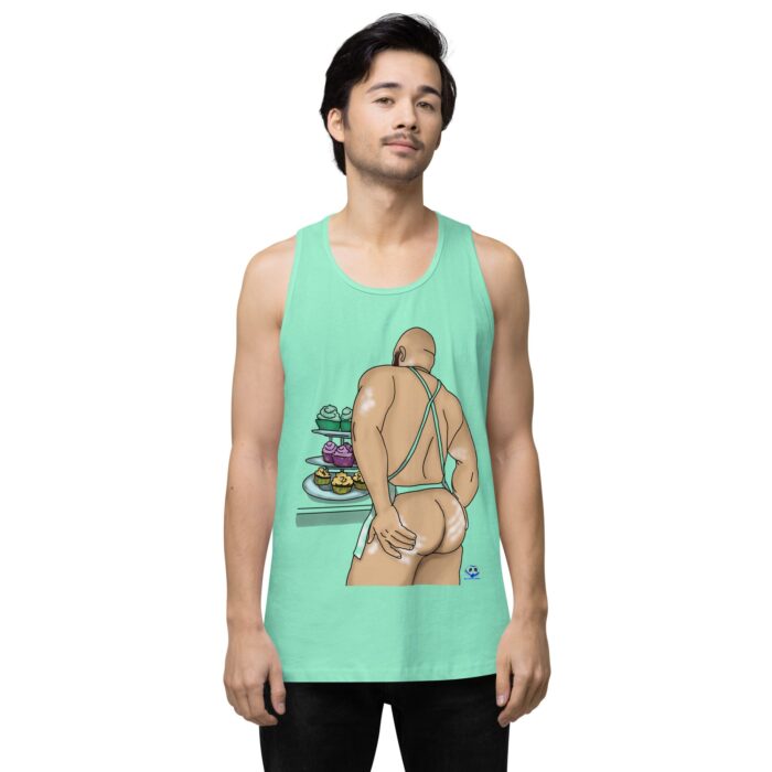Men’s premium tank top - Cakes - Image 23