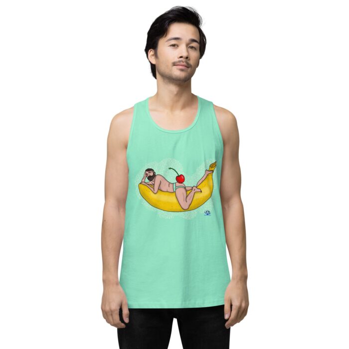 Men’s premium tank top - Cherry on Top - Image 56