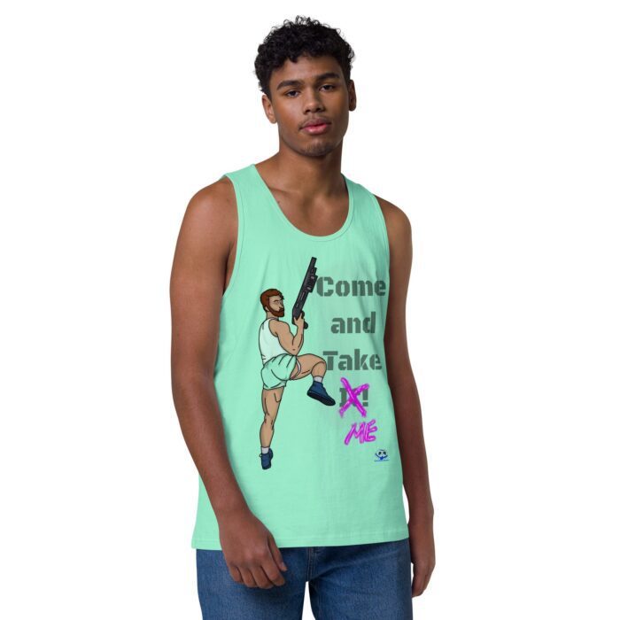Men’s premium tank top - Come and Take Me - Image 37