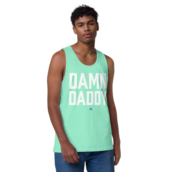 Men’s premium tank top - Damn Daddy - Image 45