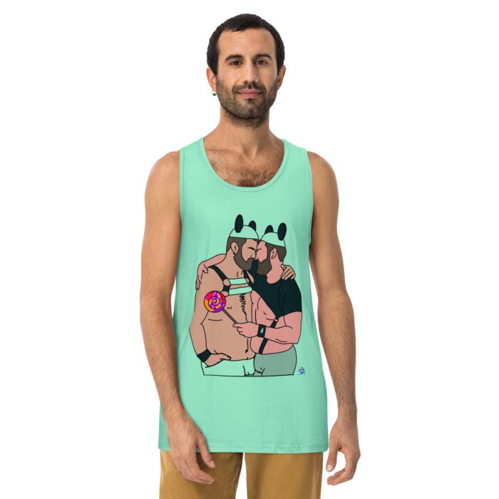 Men’s premium tank top - Disney Couple - Image 24