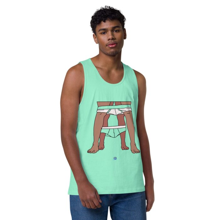 Men’s premium tank top - Dropped Drawers - Image 45