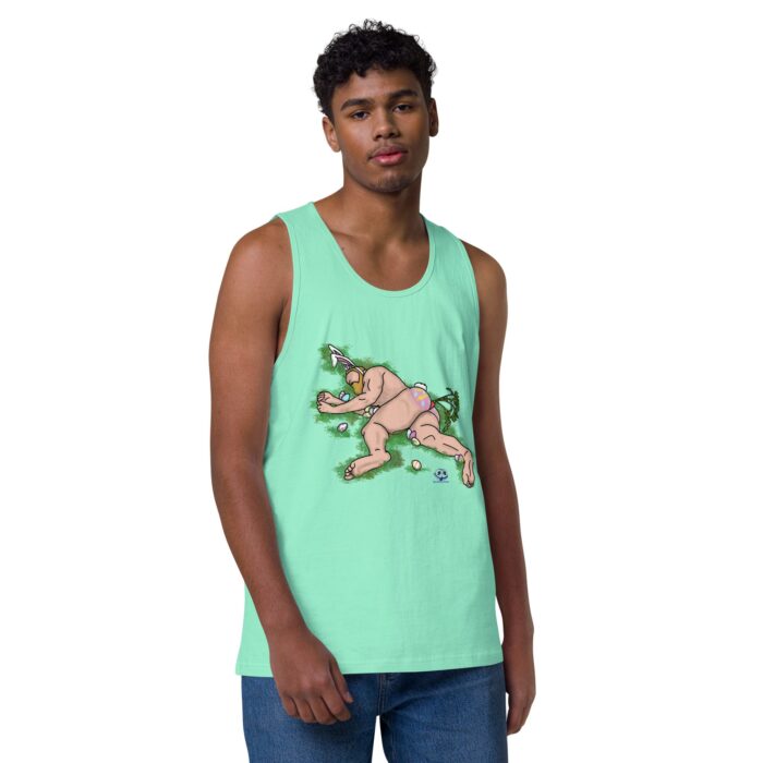 Men’s premium tank top - Egg Hunt - Image 37
