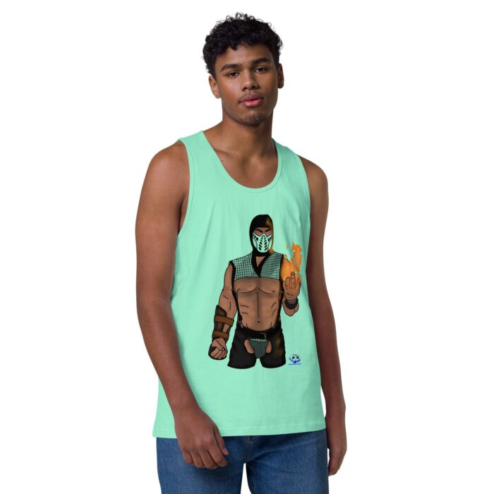 Men’s premium tank top - Finish Him - Image 45