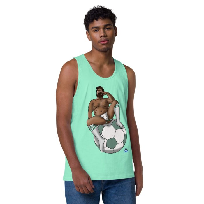 Men’s premium tank top - Futbal / Soccer - Image 45