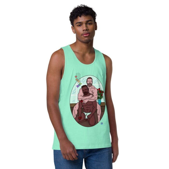 Men’s premium tank top - Guns & Roses - Image 37