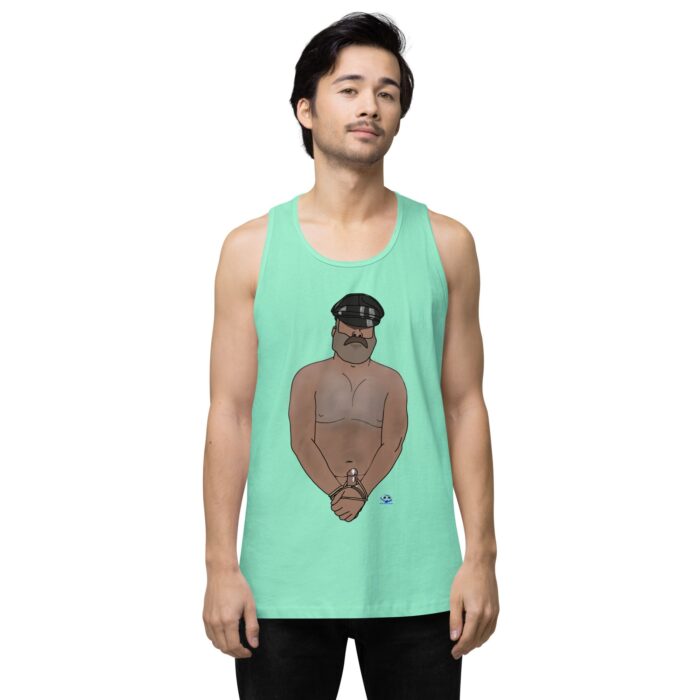Men’s premium tank top - Hairy Daddy - Image 56
