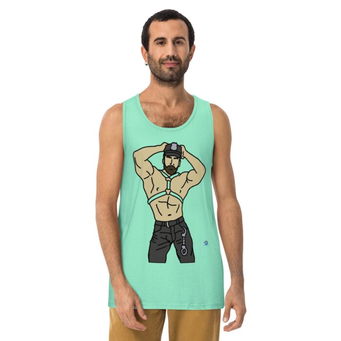 Men’s premium tank top - Handcuffs - Image 12