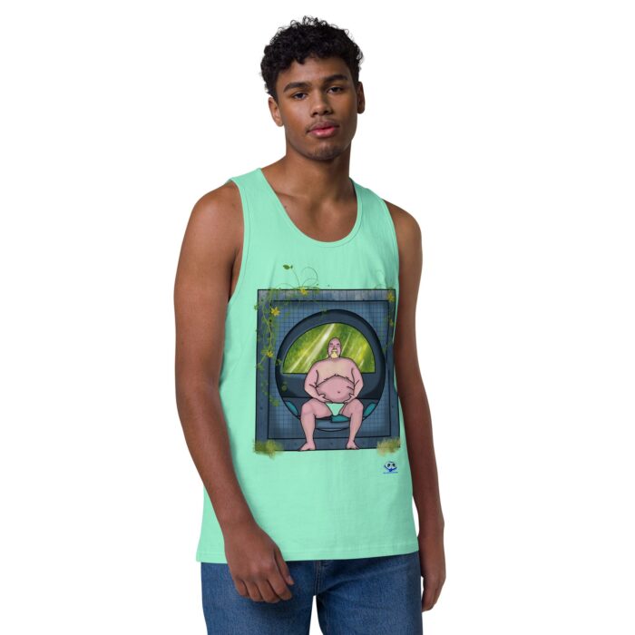 Men’s premium tank top - Heavy Meditation