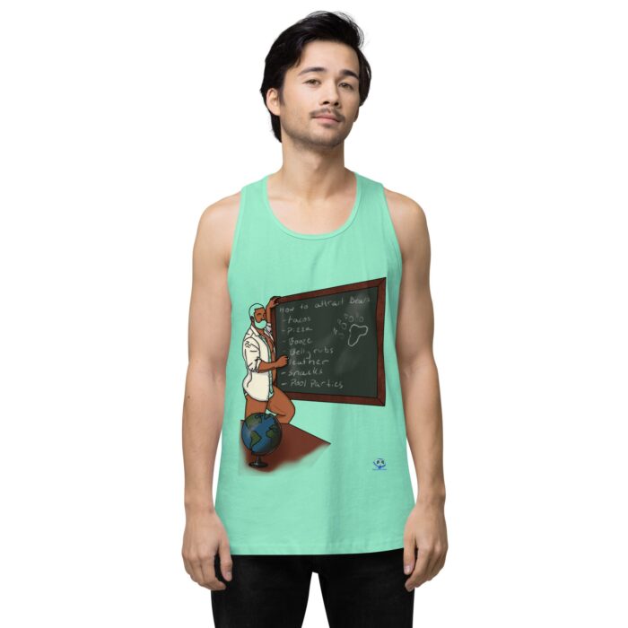 Men’s premium tank top - How To Attract A Bear - Image 56