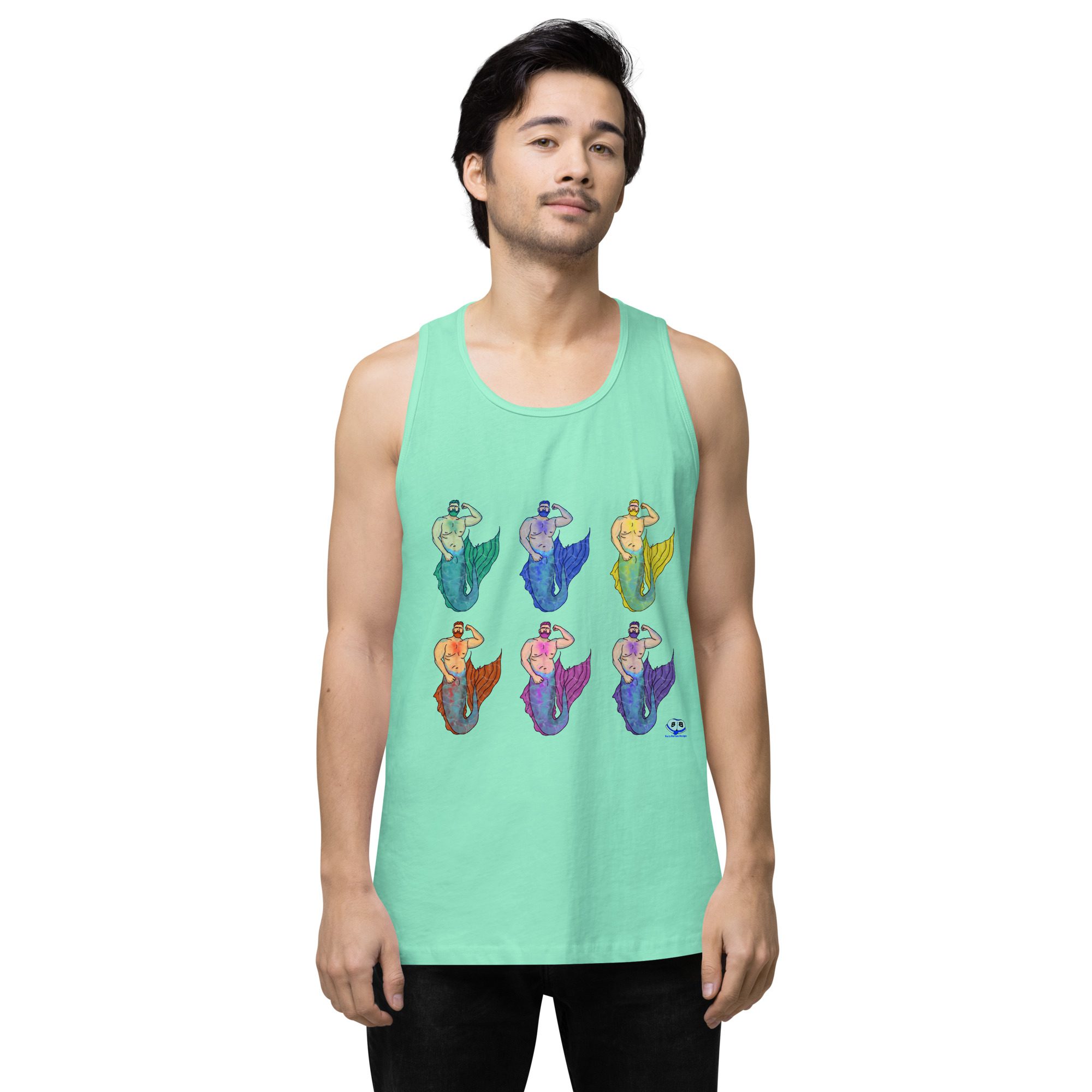 Men’s premium tank top - MerCub Multi - Image 23