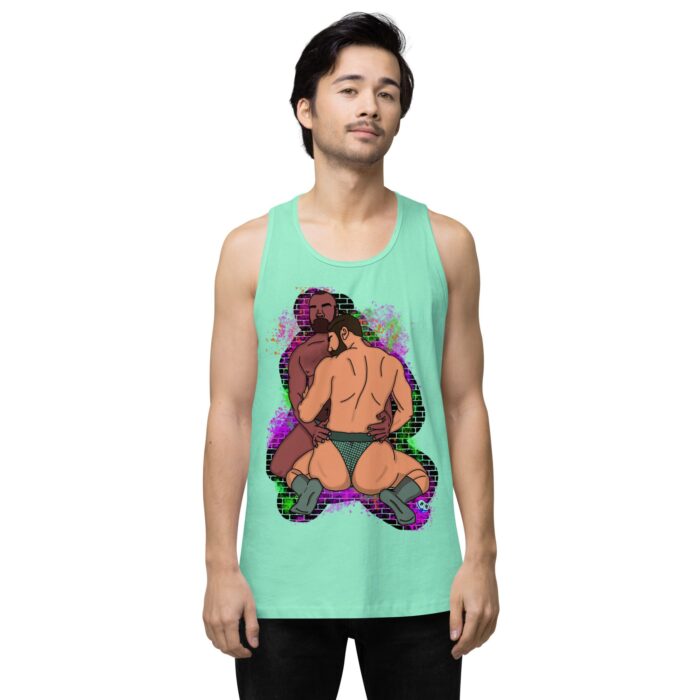 Men’s premium tank top - Mesh - Image 56