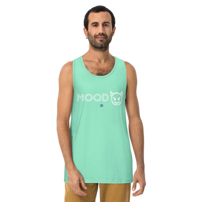 Men’s premium tank top - Mood Devil Emoji - Image 23