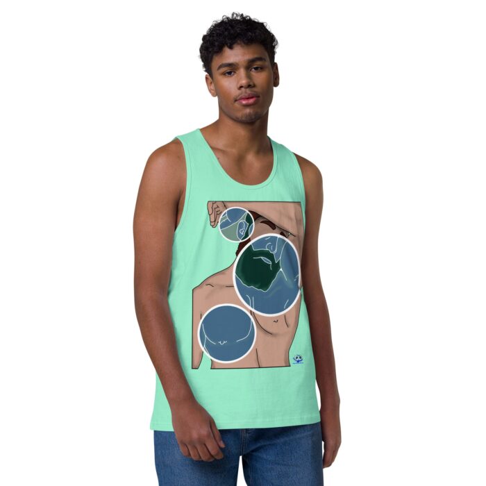 Men’s premium tank top - Negative Feelings - Image 37