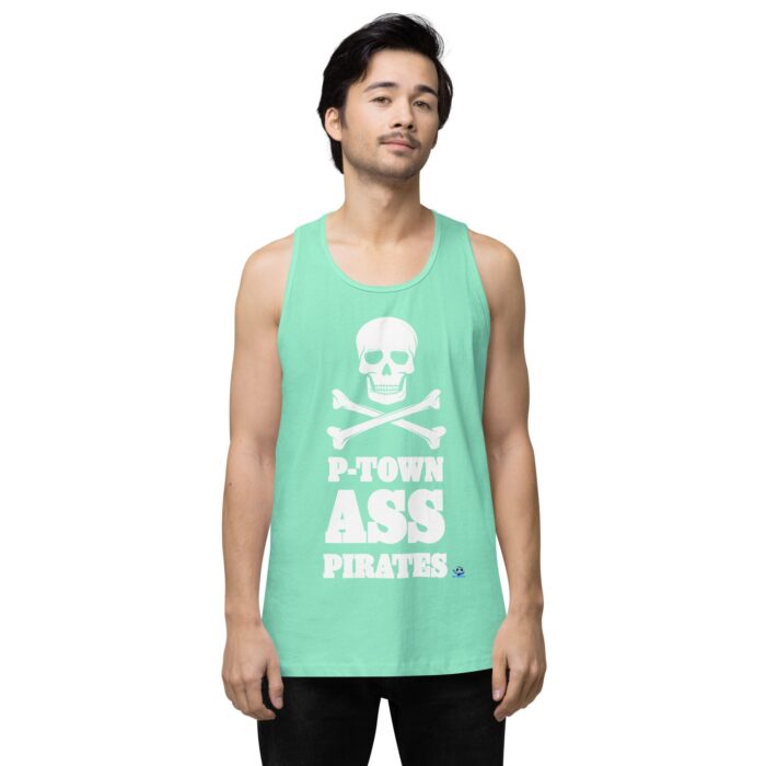 Men’s premium tank top - P-Town Ass Pirates - Image 56