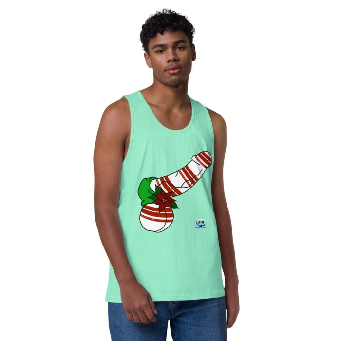 Men’s premium tank top - Peppermint Dick - Image 45