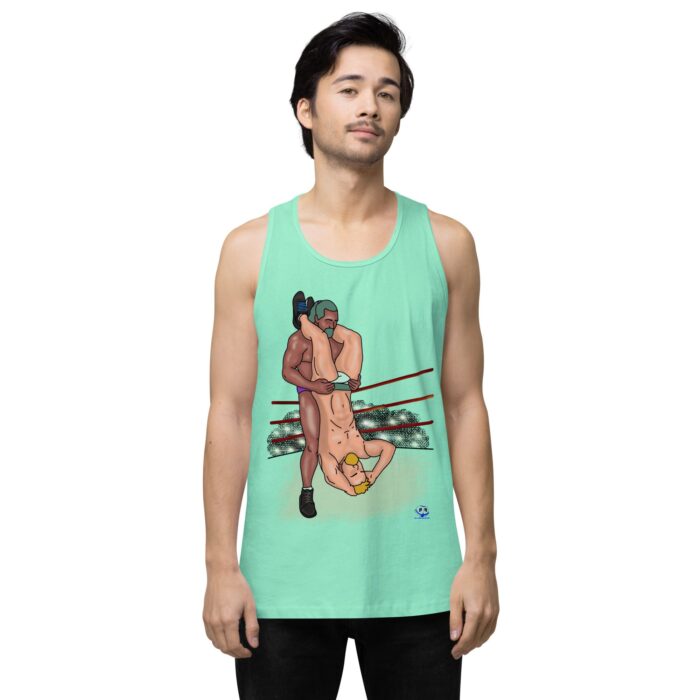 Men’s premium tank top - Pile Driver - Image 23