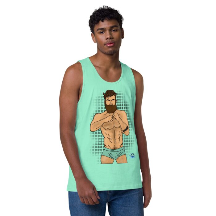 Men’s premium tank top - Put Up Your Dukes - Image 23