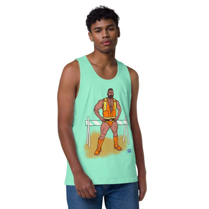 Men’s premium tank top - Road Block