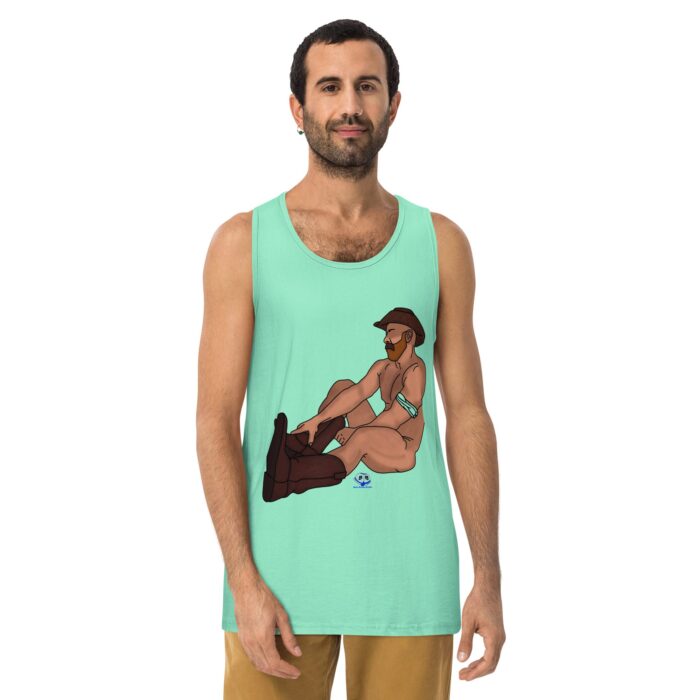 Men’s premium tank top - Rodeo Season - Image 12