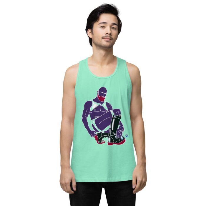 Men’s premium tank top - Rubber Daddy - Image 56