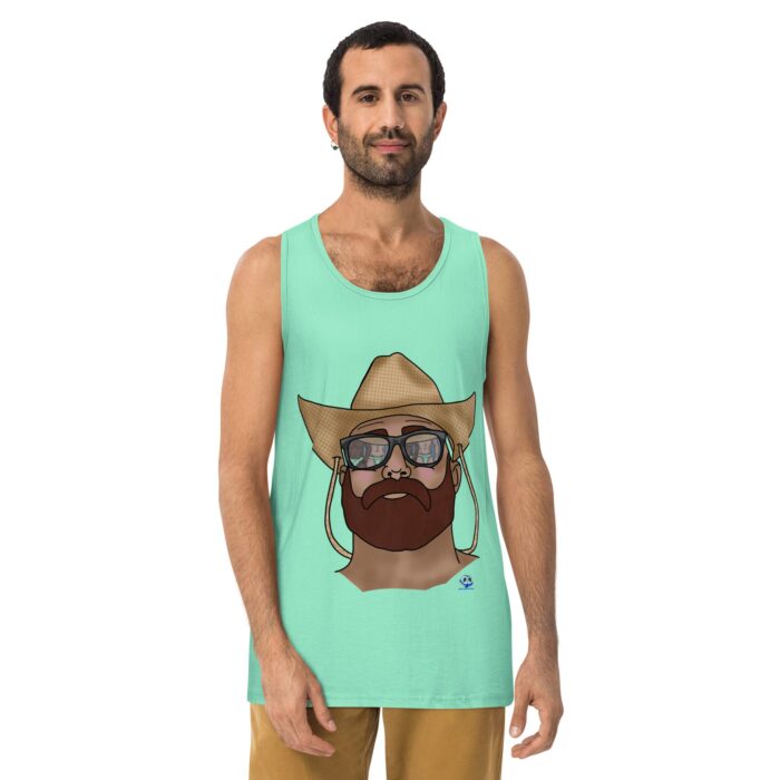 Men’s premium tank top - Sight Line - Image 23