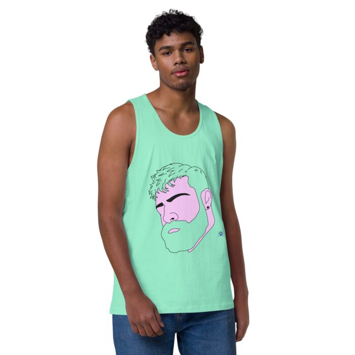 Men’s premium tank top - Smolder - Image 45