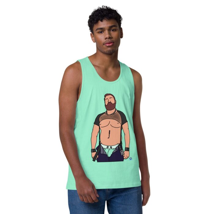 Men’s premium tank top - Strapping Young Cub - Image 45
