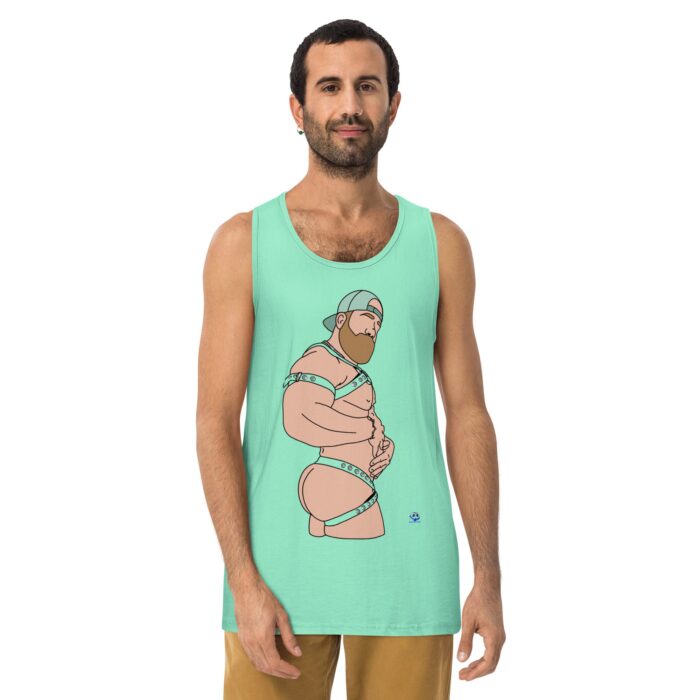 Men’s premium tank top - Straps - Image 23