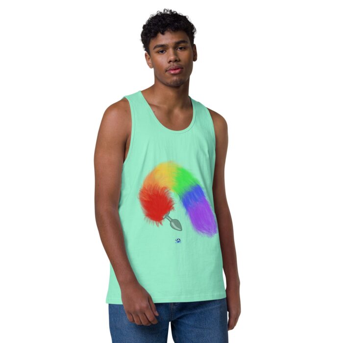 Men’s premium tank top - Tails - Image 45