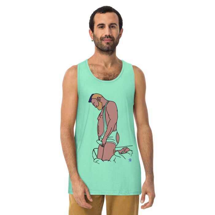 Men’s premium tank top - The Edge - Image 23
