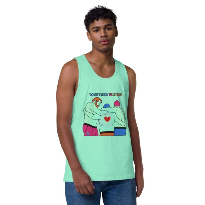 Men’s premium tank top - Together We Stand - Image 37